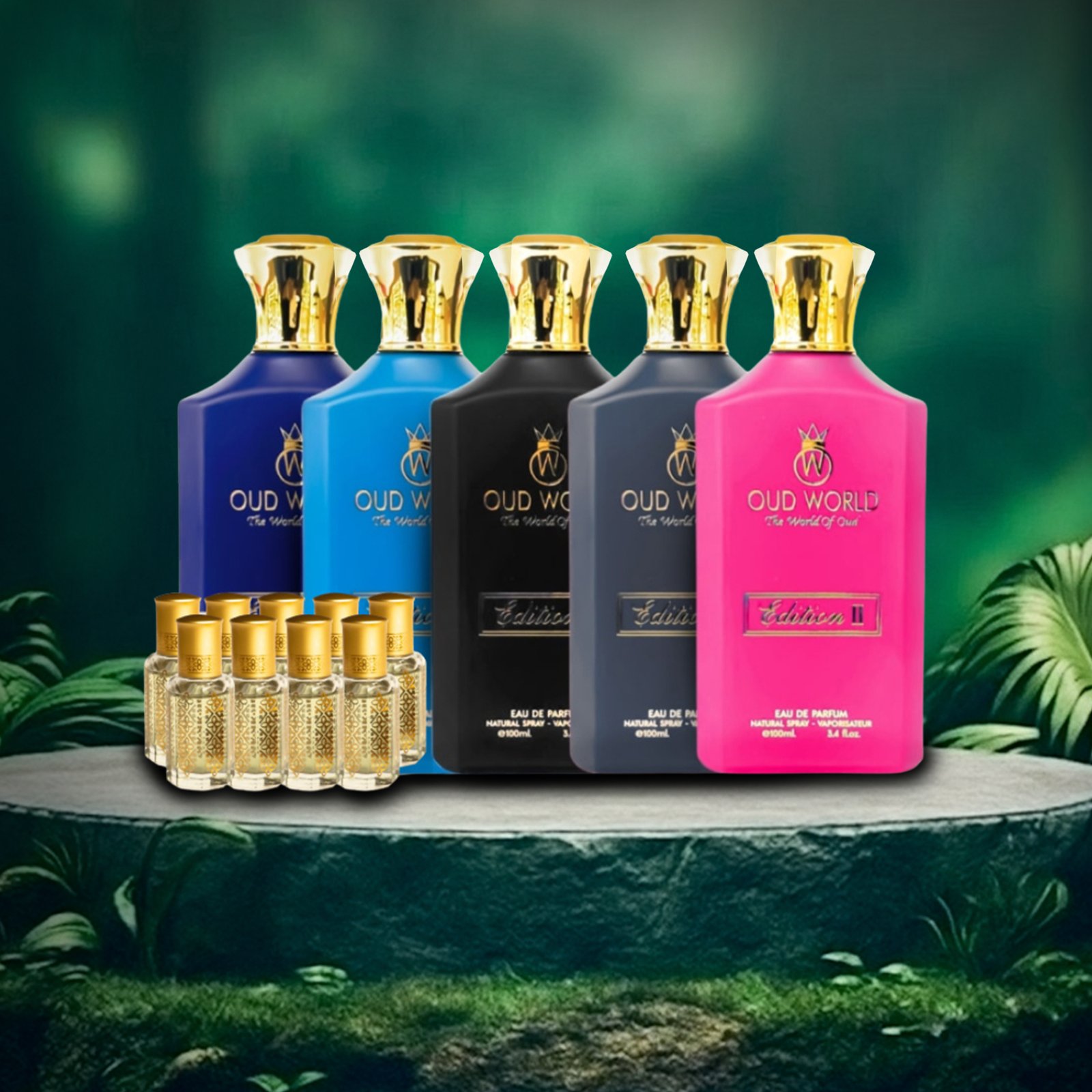 5x100ml perfumes