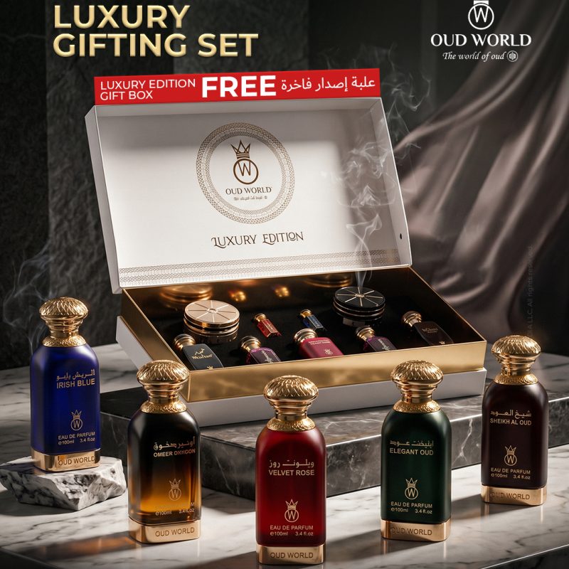 Oud World Luxury Gifting Set – 5 Pieces Dukhoon Collection